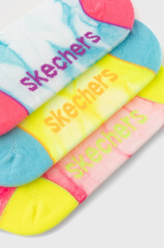 Skechers skarpetki dziecięce (3-pack) multicolor