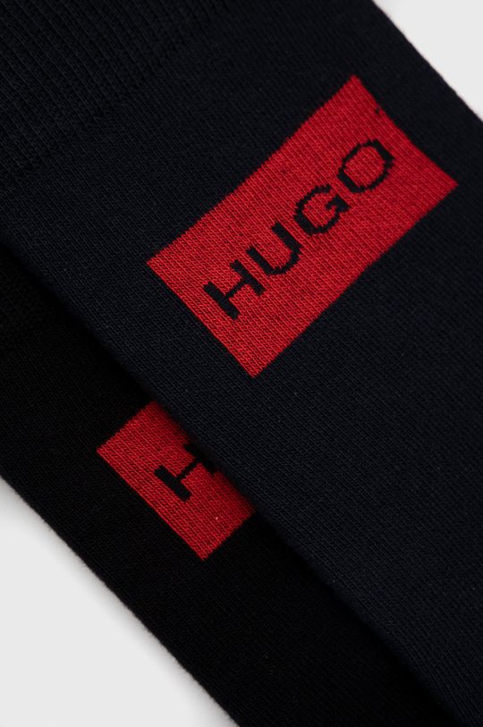 Ponožky Hugo (2-pack) + náramok <p> 
80% Bavlna, 2% Elastan, 18% Polyamid</p>