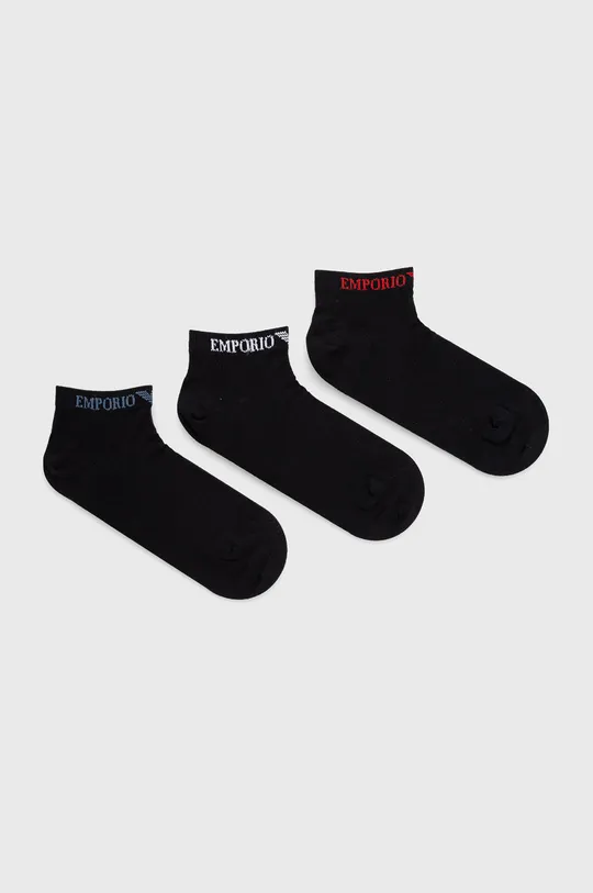 μαύρο Κάλτσες Emporio Armani Underwear (3-pack) Ανδρικά