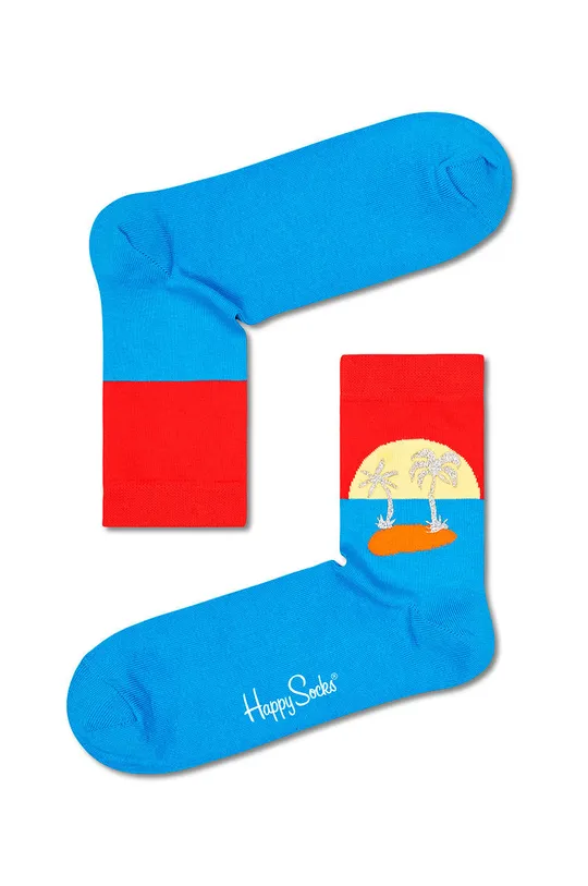 Happy Socks skarpetki Meet Me At Sunset turkusowy