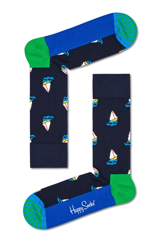 Κάλτσες Happy Socks σκούρο μπλε