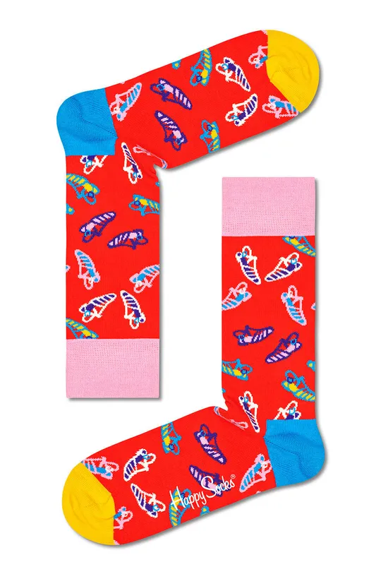 Ponožky Happy Socks červená