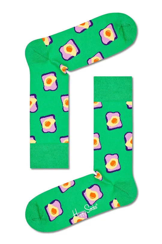 Κάλτσες Happy Socks πράσινο