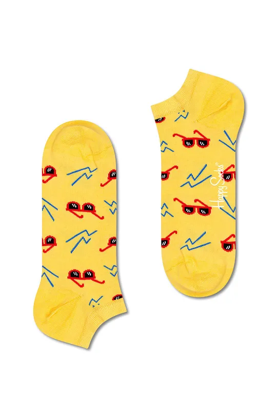 Μικρές κάλτσες Happy Socks κίτρινο