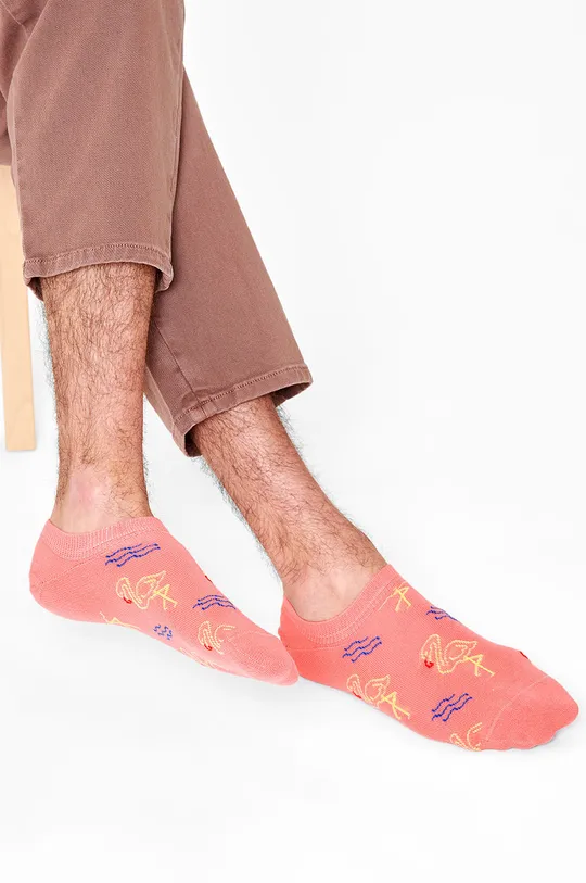 πορτοκαλί Κάλτσες Happy Socks Ανδρικά