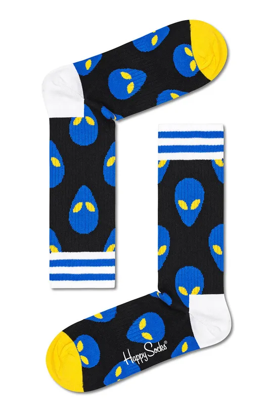 Happy Socks skarpetki Alien czarny
