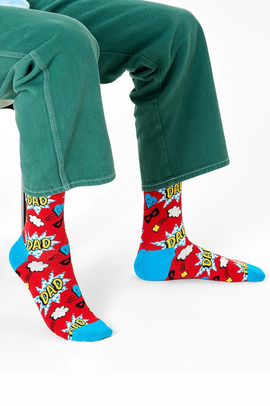 červená Ponožky Happy Socks Pánsky