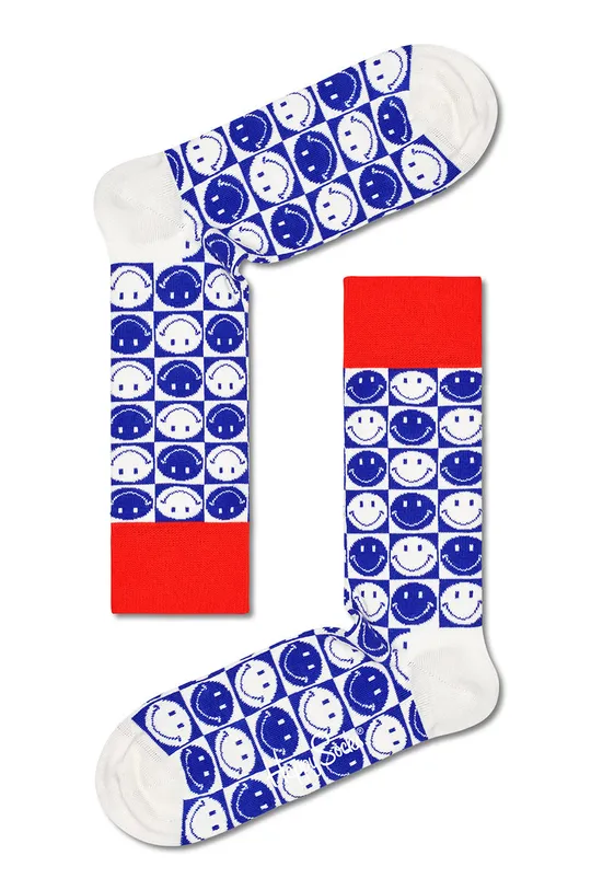 λευκό Κάλτσες Happy Socks Ανδρικά
