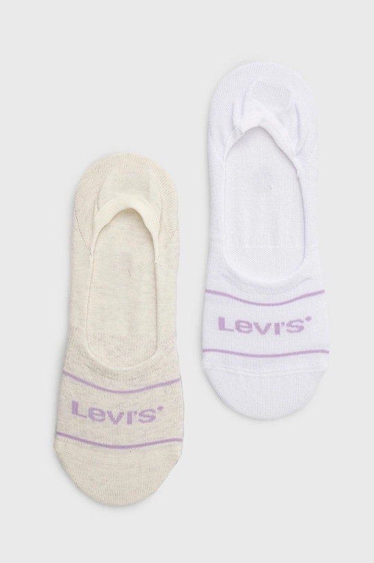 biały Levi's skarpetki (2-pack) Męski