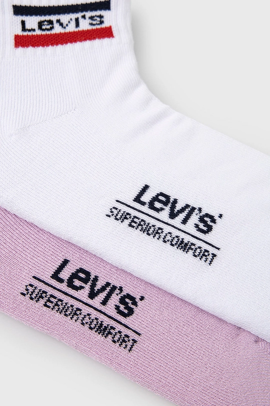 Levi's skarpetki (2-pack) różowy