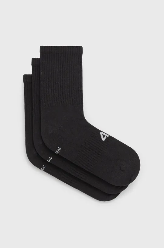 fekete 4F zokni (3 pár) Férfi