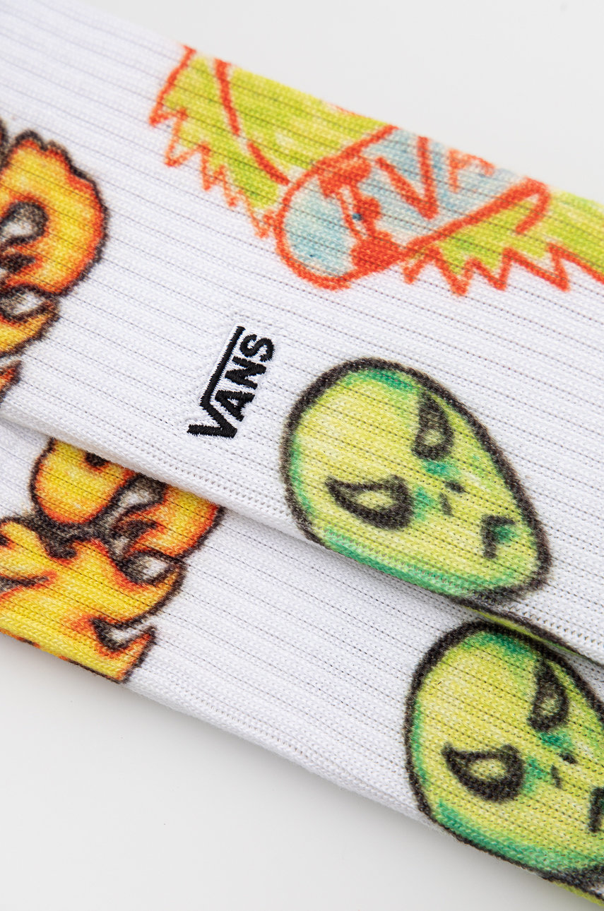 Vans skarpetki x Crayola biały