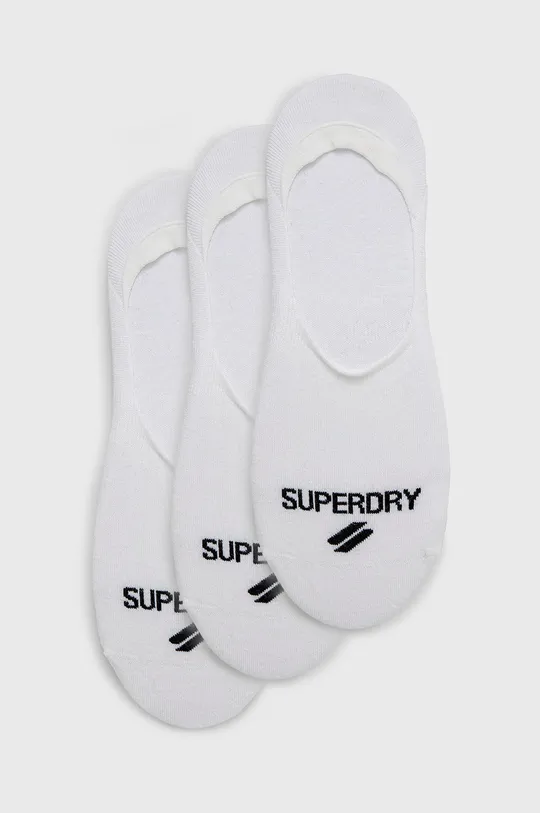 biały Superdry skarpetki (3-pack) Męski