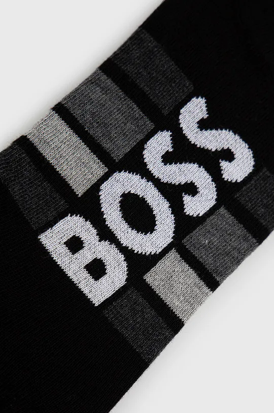 Κάλτσες BOSS (2-pack) μαύρο