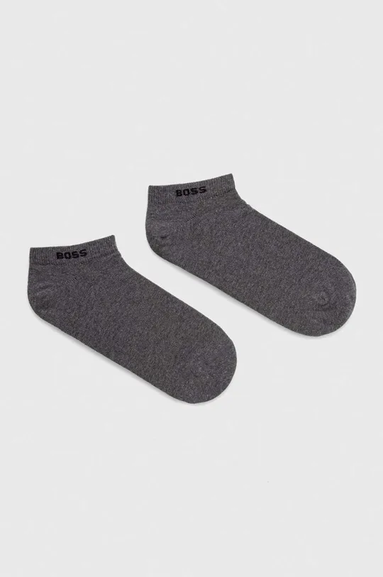 γκρί Κάλτσες BOSS 2-pack Ανδρικά