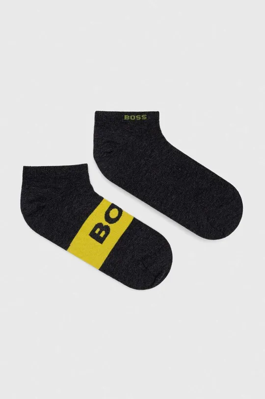 γκρί Κάλτσες BOSS 2-pack Ανδρικά