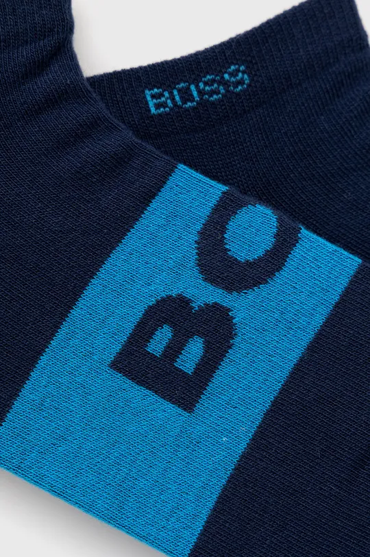 BOSS κάλτσες (2-pack) σκούρο μπλε
