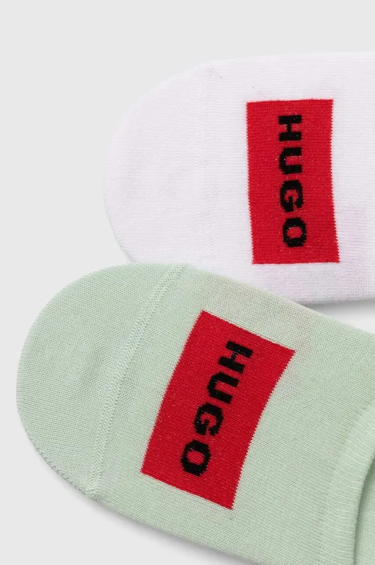 Čarape HUGO 2-pack zelena