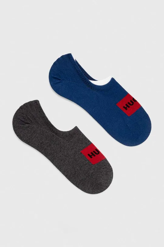 modrá Ponožky HUGO 2-pak Pánsky