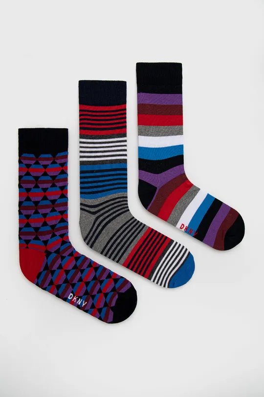 πολύχρωμο DKNY - Κάλτσες (3-pack) Ανδρικά