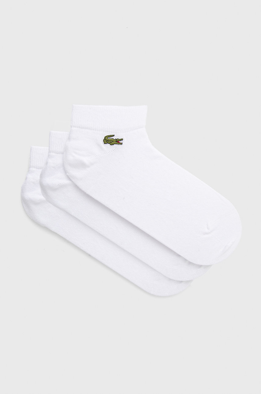 bílá Ponožky Lacoste (3-pack) Pánský