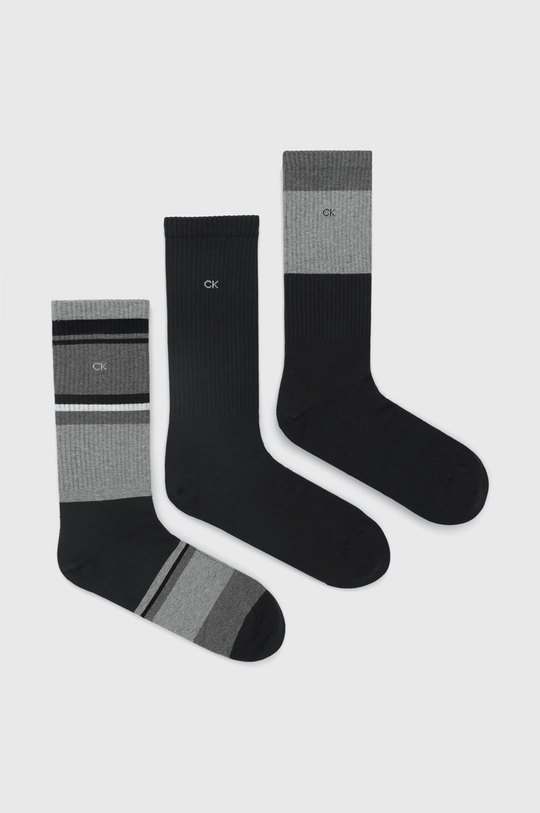 czarny Calvin Klein skarpetki (3-pack) Męski