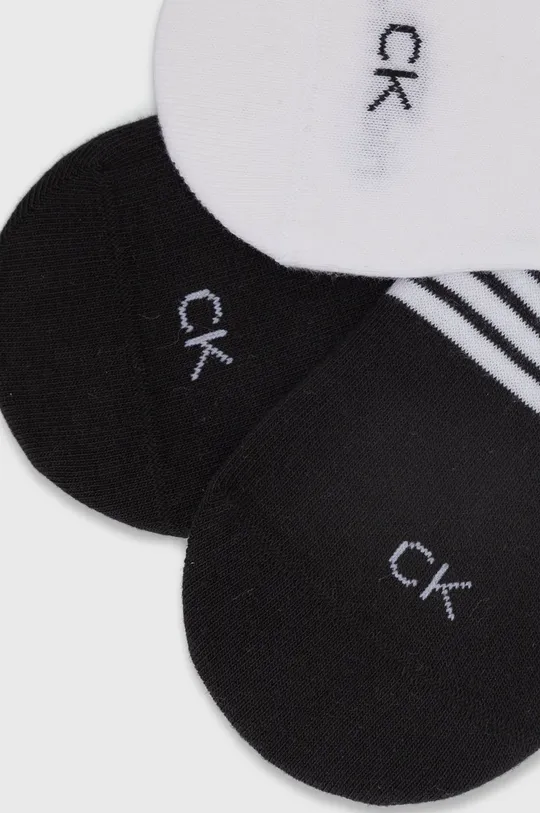 Ponožky Calvin Klein (3-pak) čierna