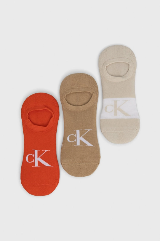 pomarańczowy Calvin Klein skarpetki (3-pack) Męski