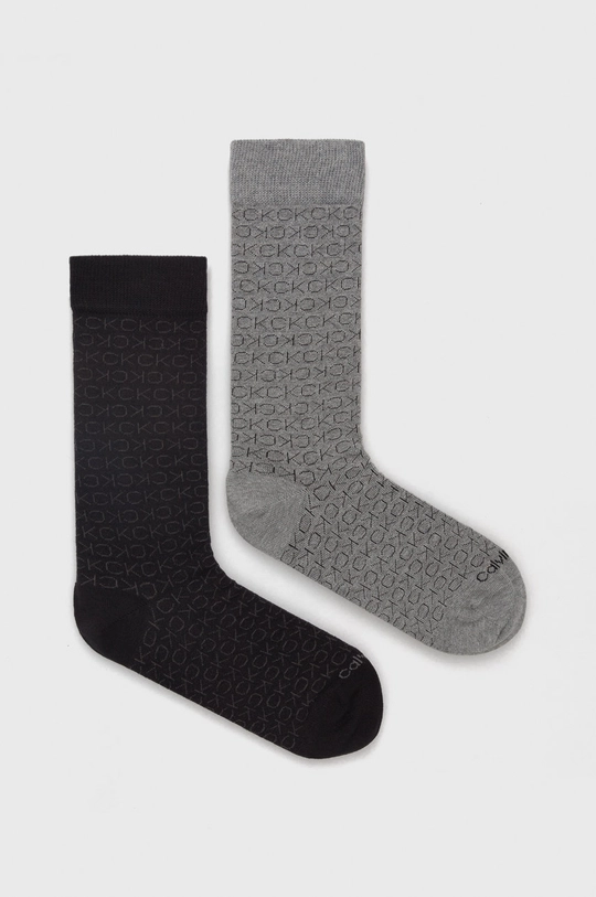 czarny Calvin Klein skarpetki (2-pack) Męski