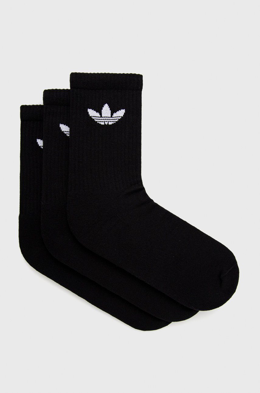 μαύρο Κάλτσες adidas Originals (3-pack) Unisex