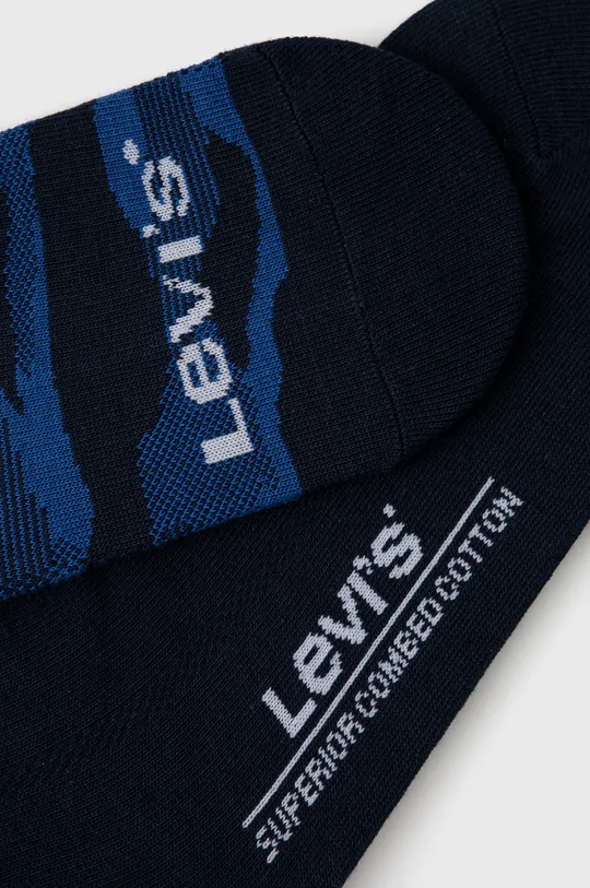 Κάλτσες Levi's (2-pack) σκούρο μπλε