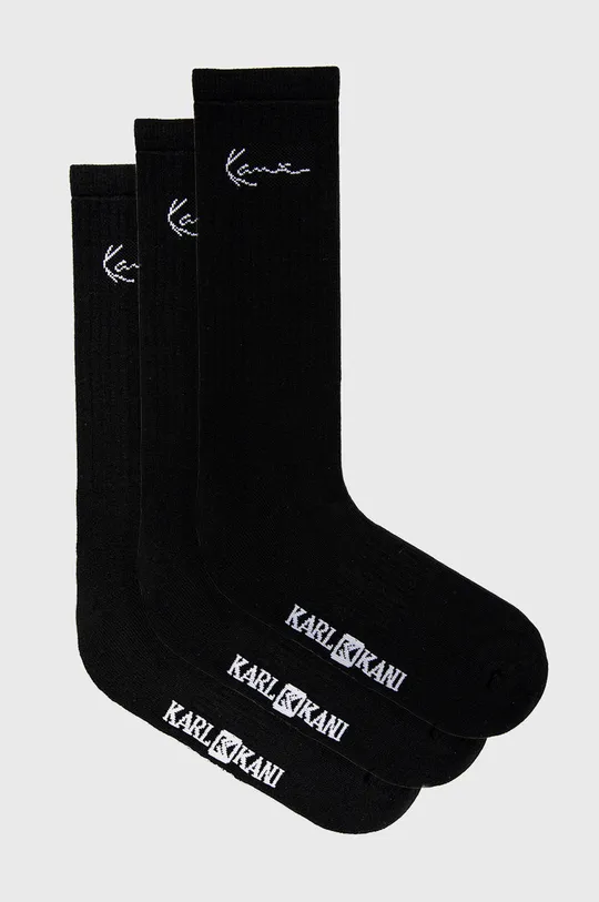 fekete Karl Kani zokni (3 pár) Uniszex