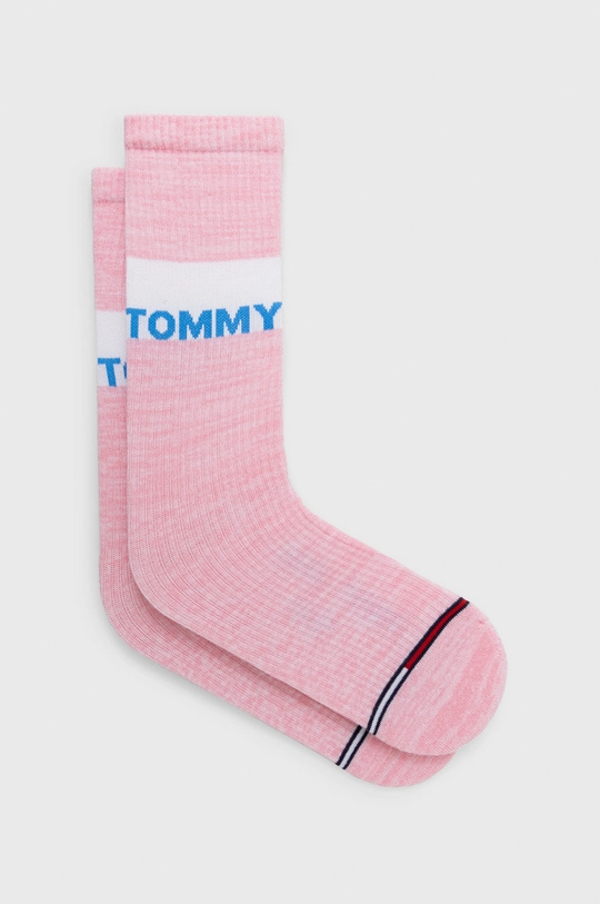 różowy Tommy Jeans skarpetki 701218415 Unisex