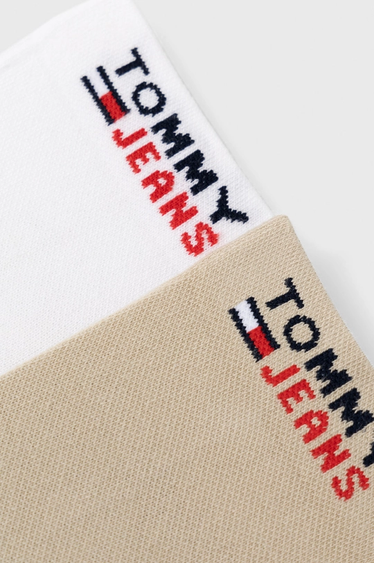 Tommy Jeans - Κάλτσες (2-pack) μπεζ