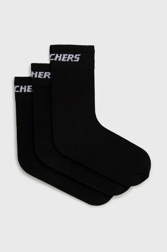 fekete Skechers zokni (3 pár) Uniszex