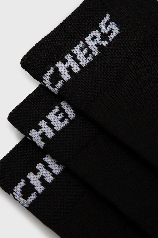 Шкарпетки Skechers 3-pack чорний