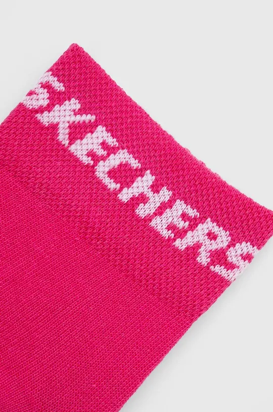 Čarape Skechers 3-pack roza