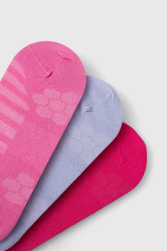 Ponožky Skechers 3-pak ružová