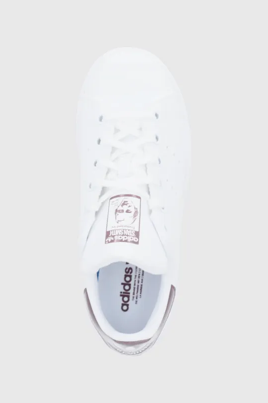 білий Дитячі черевики adidas Originals Stan Smith GW8158