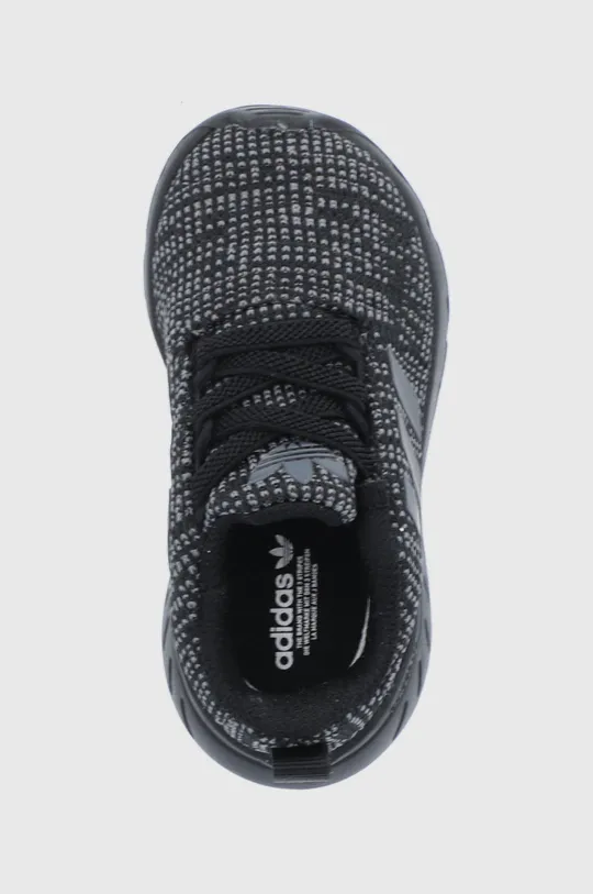 чорний Дитячі черевики adidas Originals Swift Run 22 El I GW8167