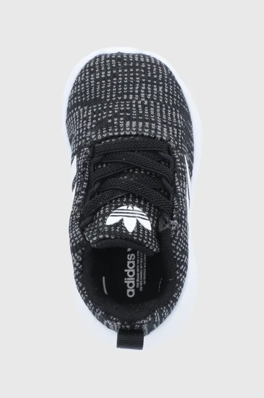 чёрный Детские ботинки adidas Originals Swift Run 22 GW8184