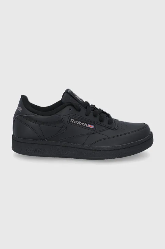 čierna Detské kožené topánky Reebok Classic BS6165.B Chlapčenský