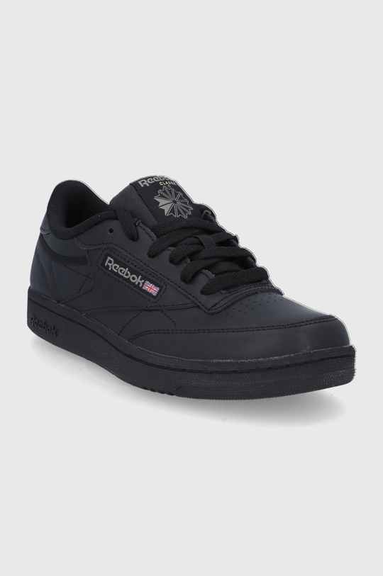 Детские кожаные кроссовки Reebok Classic BS6165.B чёрный