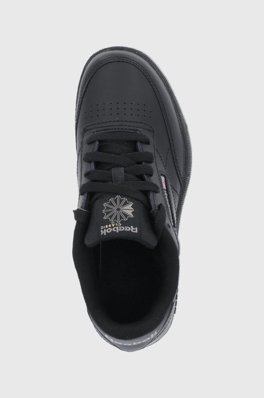 чорний Дитячі шкіряні кросівки Reebok Classic BS6165.B