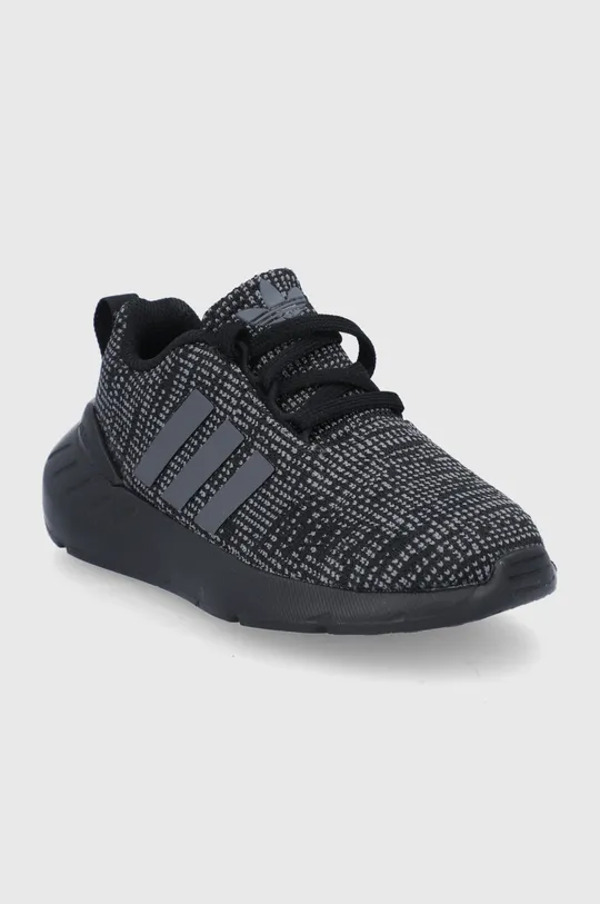 Παιδικά παπούτσια adidas Originals Swift Run μαύρο