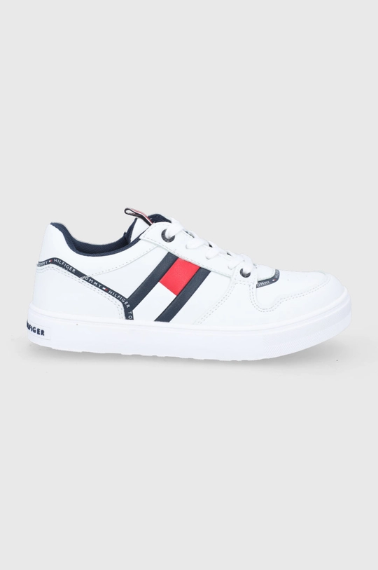 biały Tommy Hilfiger sneakersy dziecięce Chłopięcy