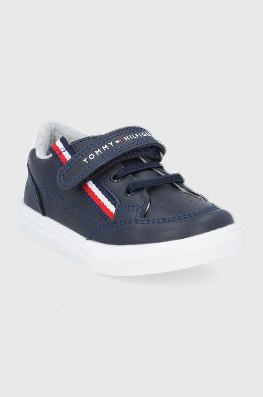 Dětské boty Tommy Hilfiger námořnická modř
