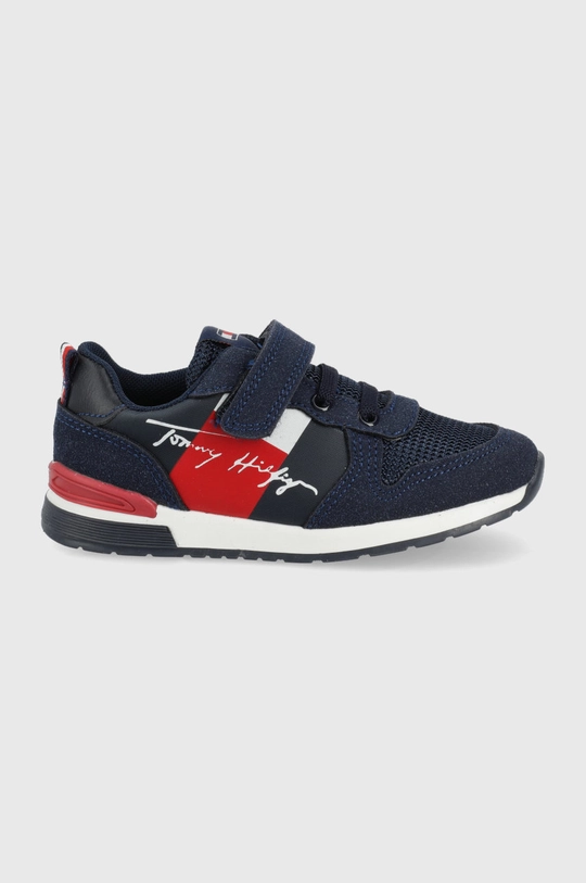 granatowy Tommy Hilfiger sneakersy dziecięce Chłopięcy