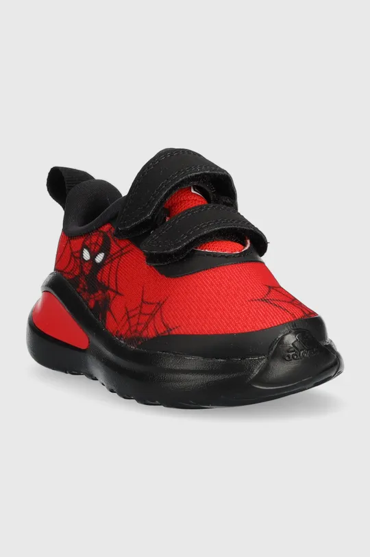Dětské sneakers boty adidas Fortarun X Spiderman červená