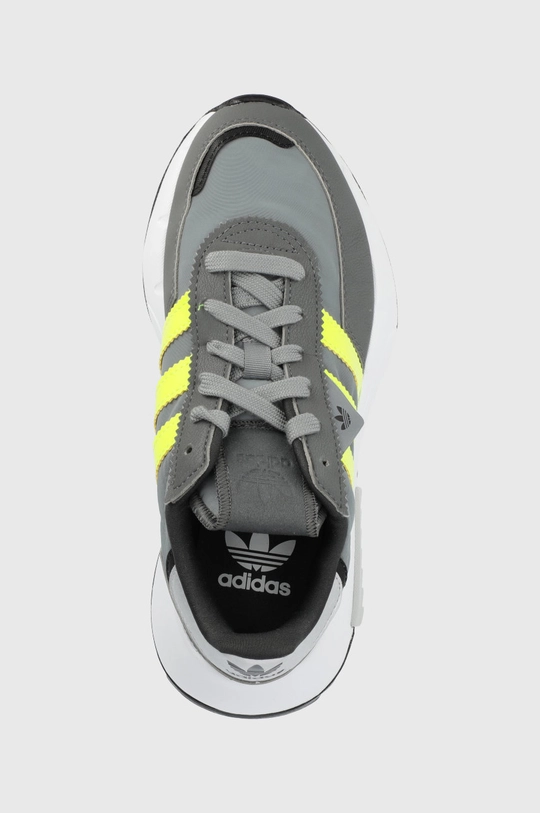 gray adidas Originals kids' shoes Retropy